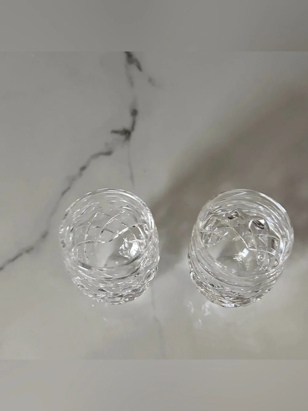 SET of 2 Alana Shot Glasses by Waterford Crystal